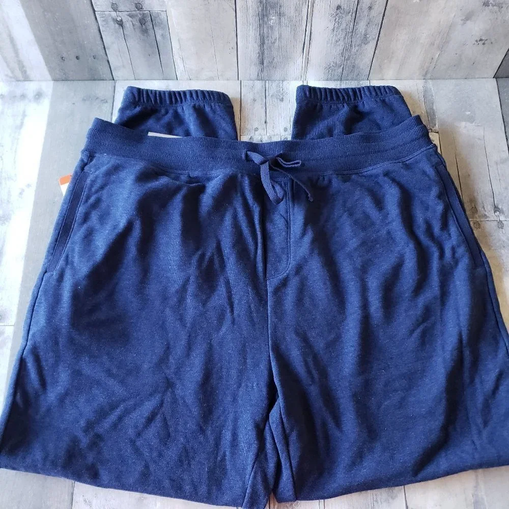 NWT - 32 Degrees Men's French Terry Blue Jogger - Size XXL